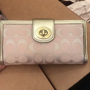 Coach Wallet with a removable check book